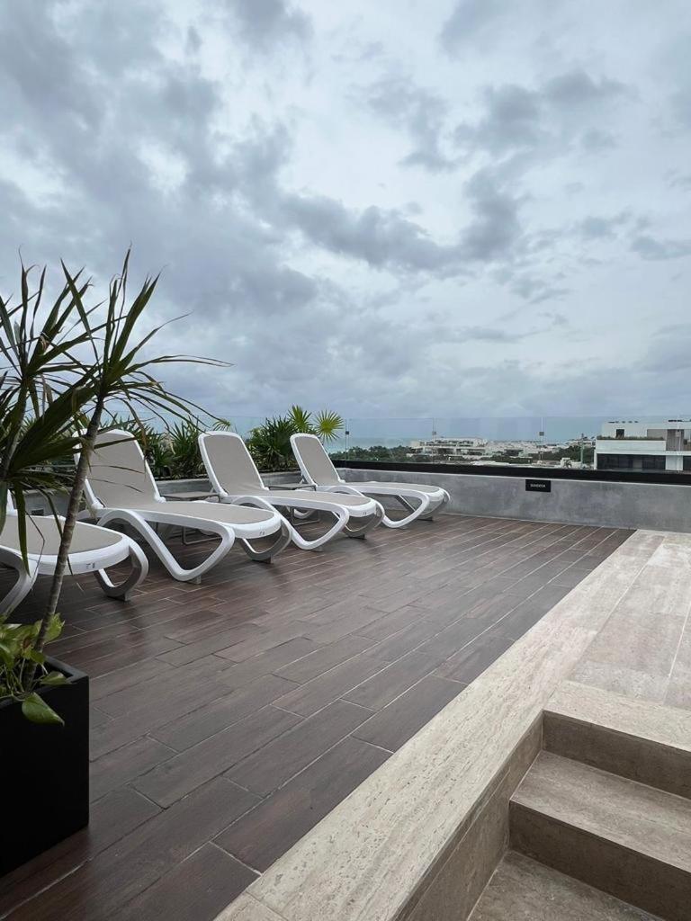 Big, Modern And Beautiful Beach Apartament 1Br Ocean View Playa del Carmen Eksteriør billede